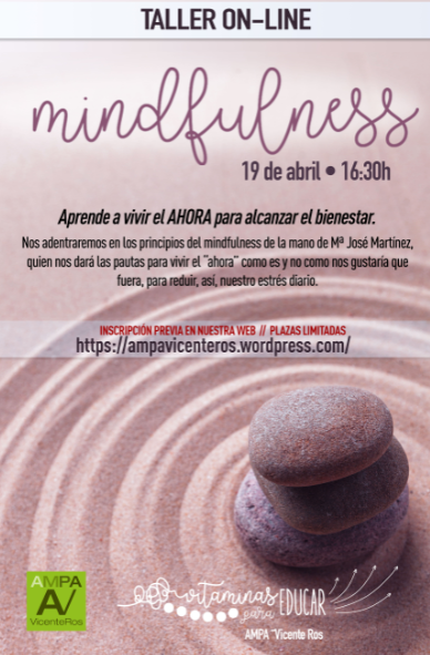 TALLER DE MINDFULNESS (A.M.P.A). Lunes 19.